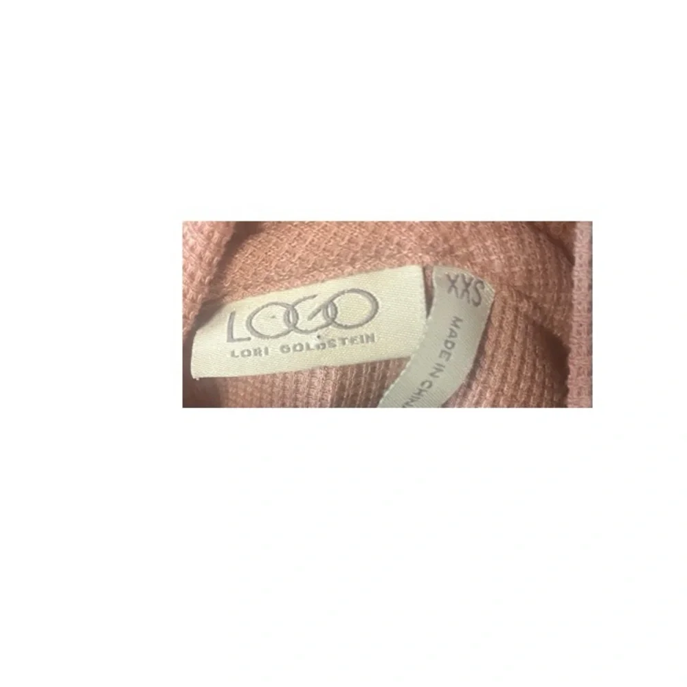 Logo Lori Goldstein Knit Draped Front‎ Hooded Cardigan Sweater - Picture 4 of 5